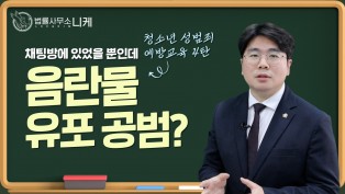 [니케형사전문센터] 청소년성범죄 예방 교육 4탄, 채팅방에만 있었을 뿐인데, 유포공범?!